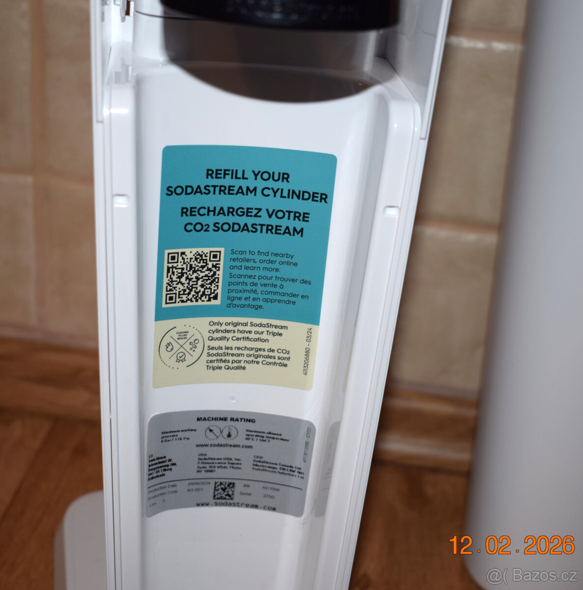 Sodastream ART - NOVÝ + 2x bombička s CO2. - 3
