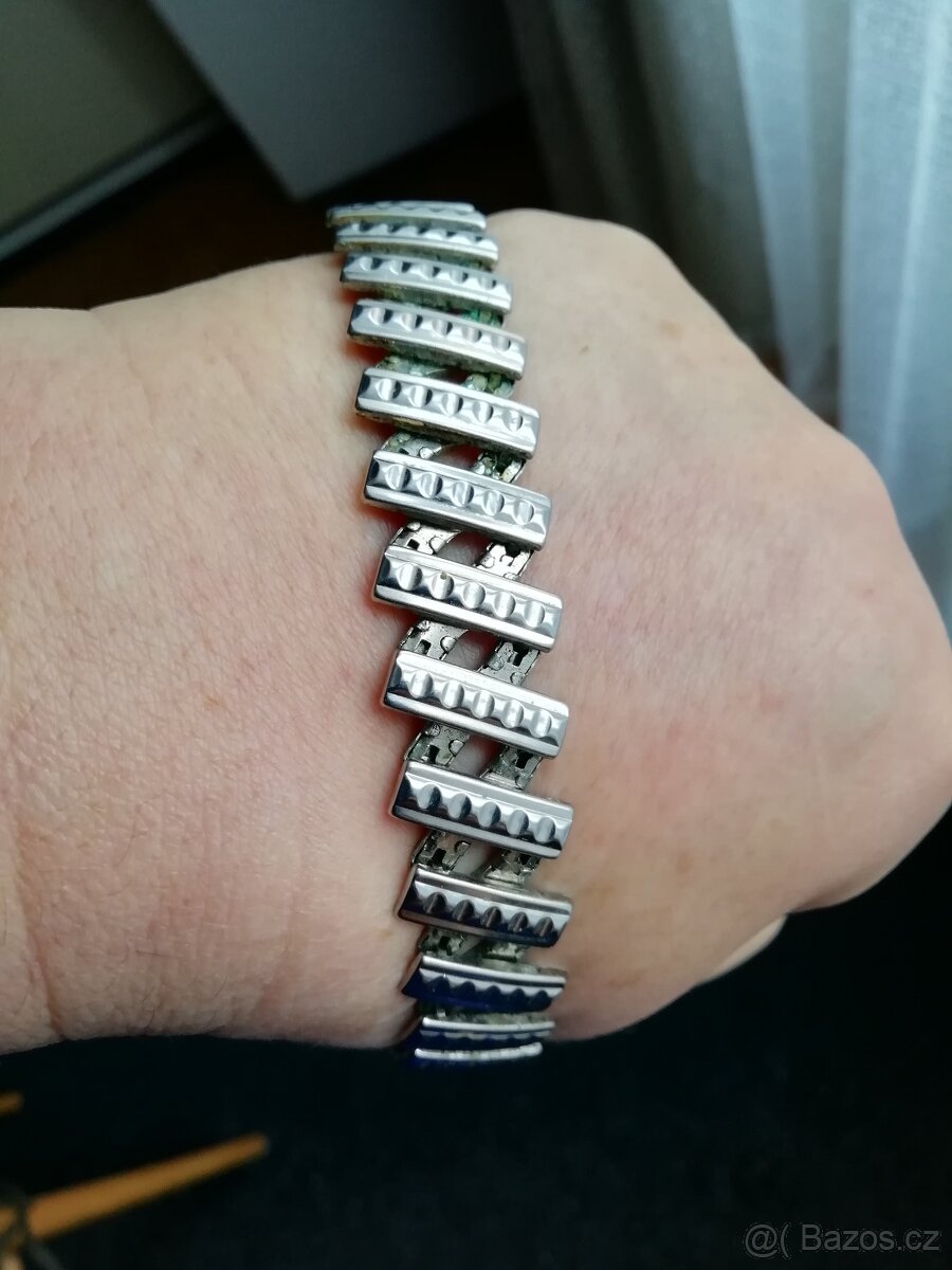 Ocelový pásek k hodinkám - pružný - 3