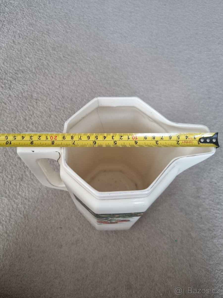 Starý porcelánový džbán - 3