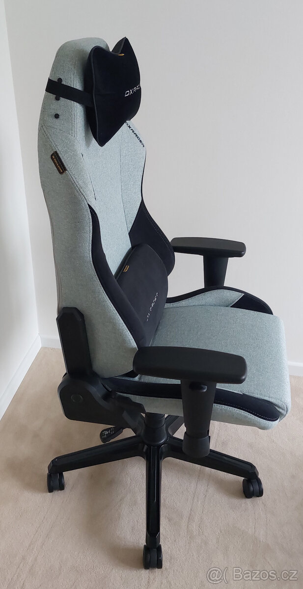 Herní židle DXRacer DRIFTING šedo-černá, látková - 3