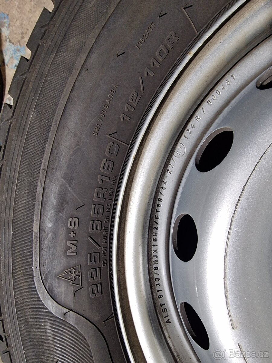 225/65/16C zimní kola Renault Master 5x130 - 3
