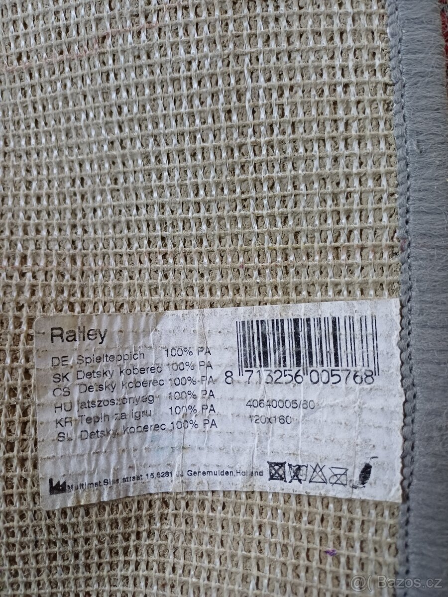 Dětský hrací koberec „Ralley“ – silnice a městečko - 3