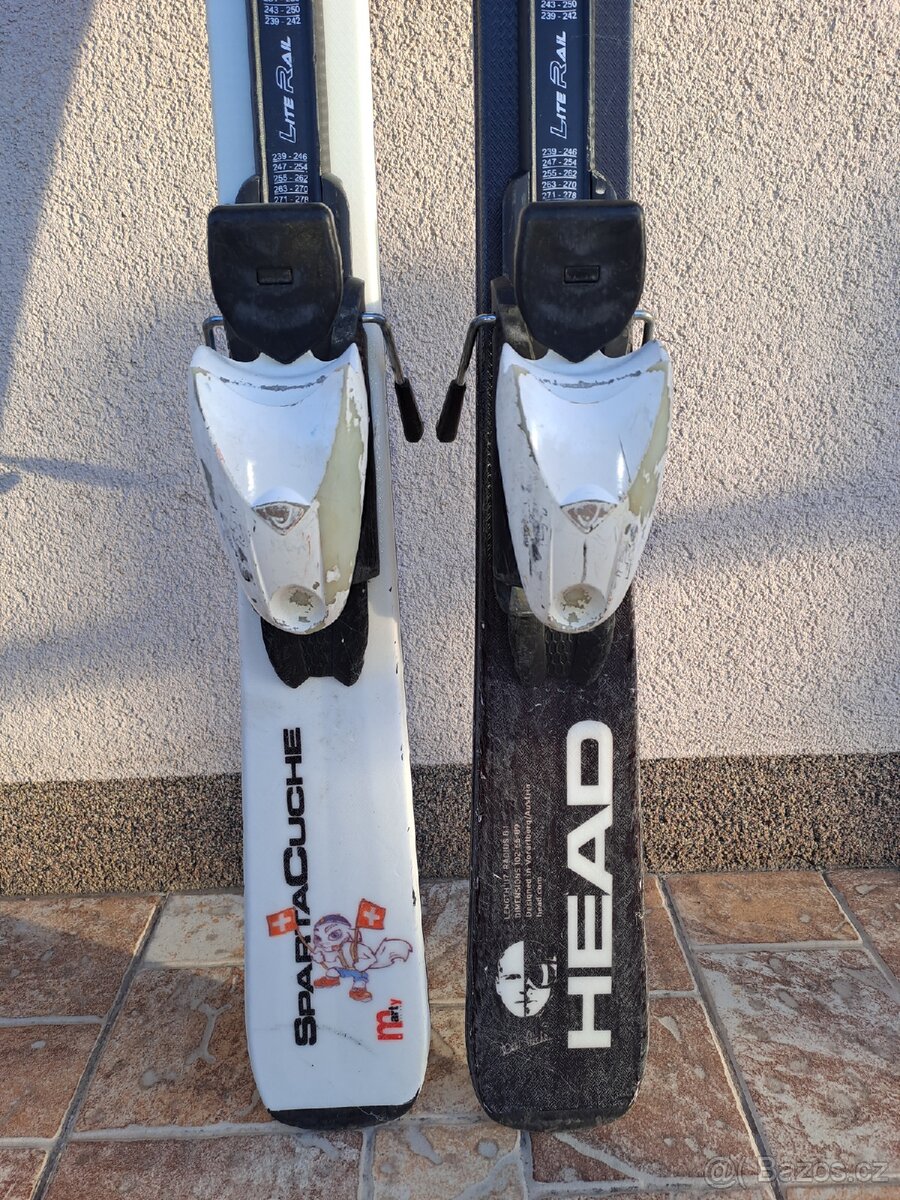 Švýcarské dětské lyže Head Sparta Cuche 117 cm - 3