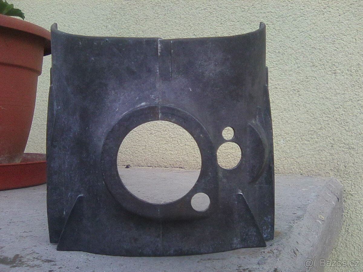 Jawa 250/350 Panelka - kryty řetězu,motoru,výfuky s koleny.. - 3