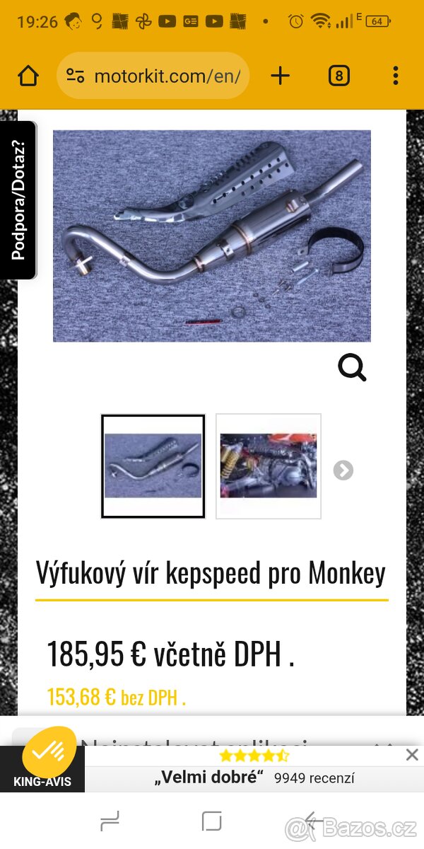 Skyteam 125 výfuk - 3