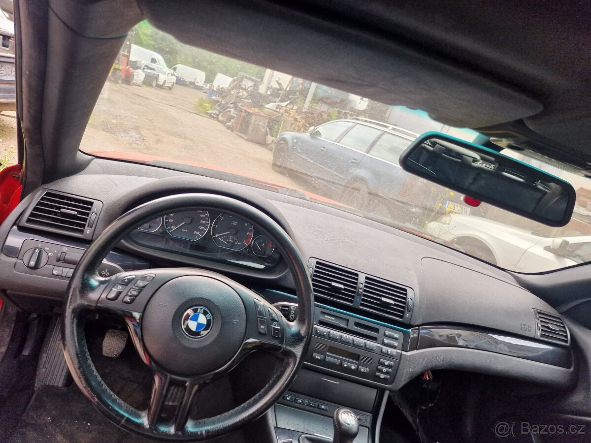 BMW e46 323i cabrio, 125kw, bez koroze dobrý stav najeto 170 - 3