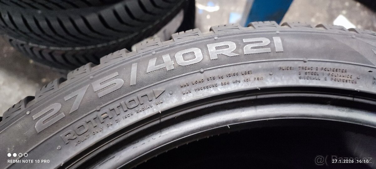 275/40 R21 zimní - 3