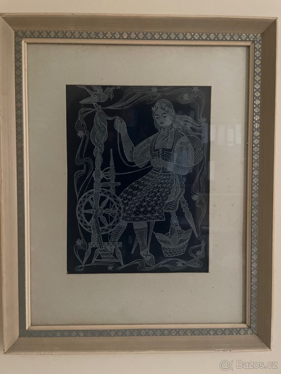 Prodám obraz Dívka - 3