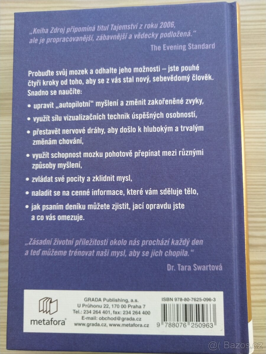 Zdroj- Otevřete svou mysl změníte si život - Tara Swart - 3