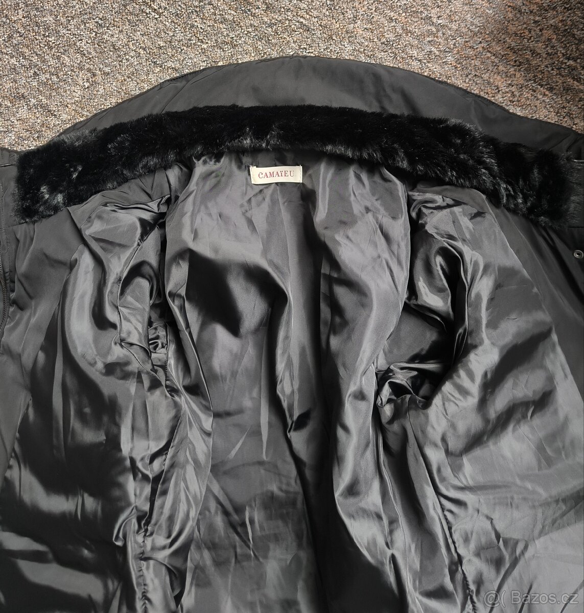 Černá dámská zimní bunda XL - 3