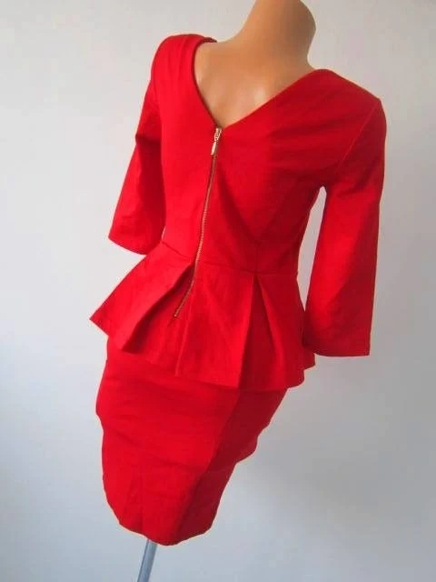 NOVÉ ♣ ELEGANTNÍ ŠATY SE ZLATÝM ZIPEM ♣ VEL.S ♣ MINT § BERRY - 3