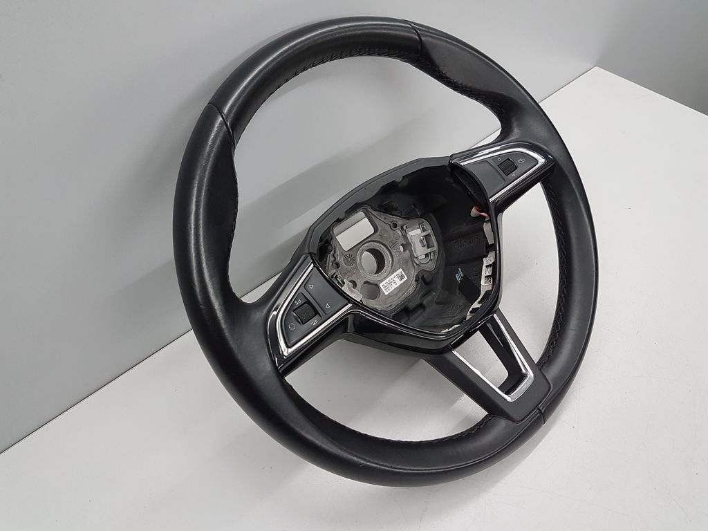 Tříramenný multifunk. volant Fabia III 5E0419091AG TOP stav - 3