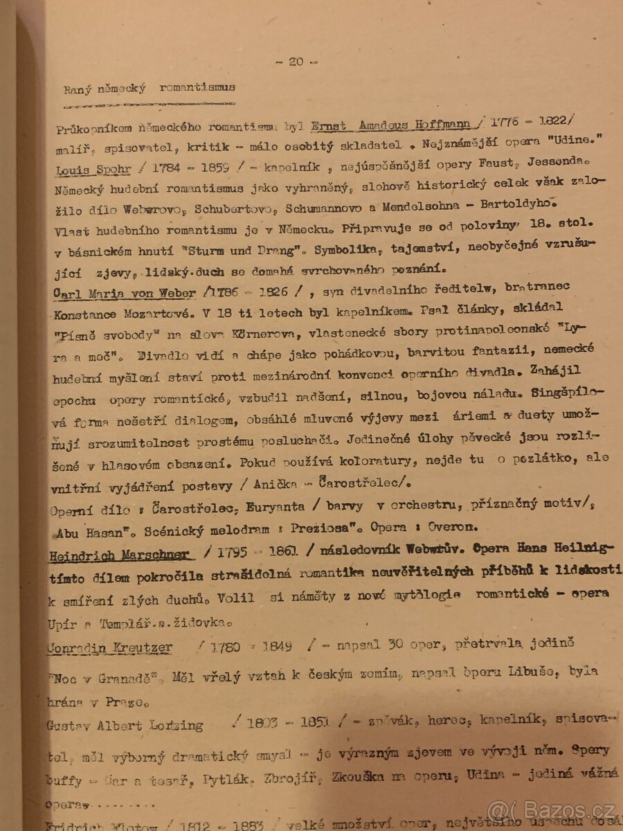 Dějiny a literatura zpěvu - 3