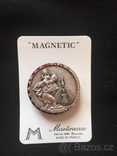 Magnetka Sv. Kryštof do auta - 3