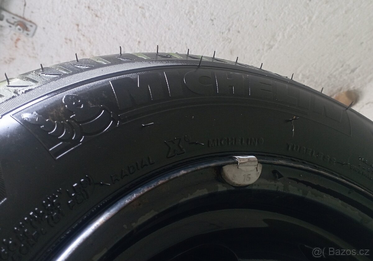 4x letní pneu Michelin 185/65 R15 88H včetně disků, 6mm - 3