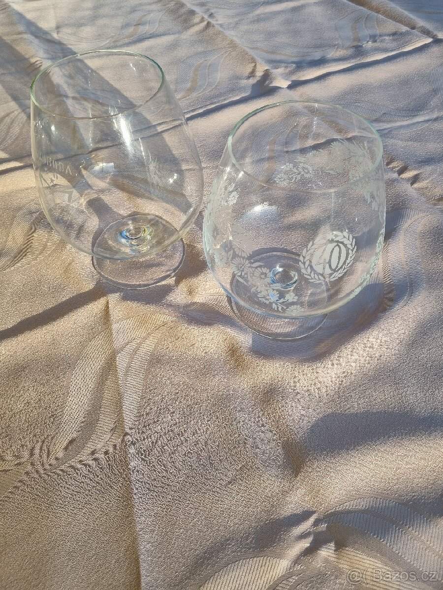 Čiše jubilejní k výročí ,,40" ,zdobená - 3