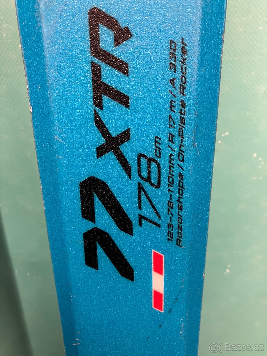 lyže Fischer XTR 77 v délce 178cm, R 17m, - 3