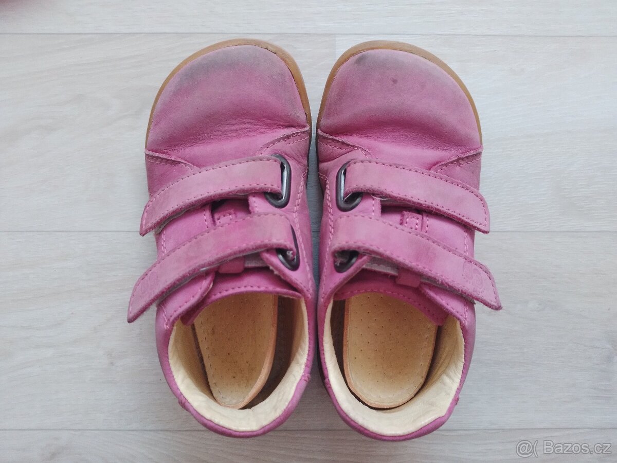 Dívčí kožené barefoot celoročky Baby Bare Febo Spring vel.25 - 3