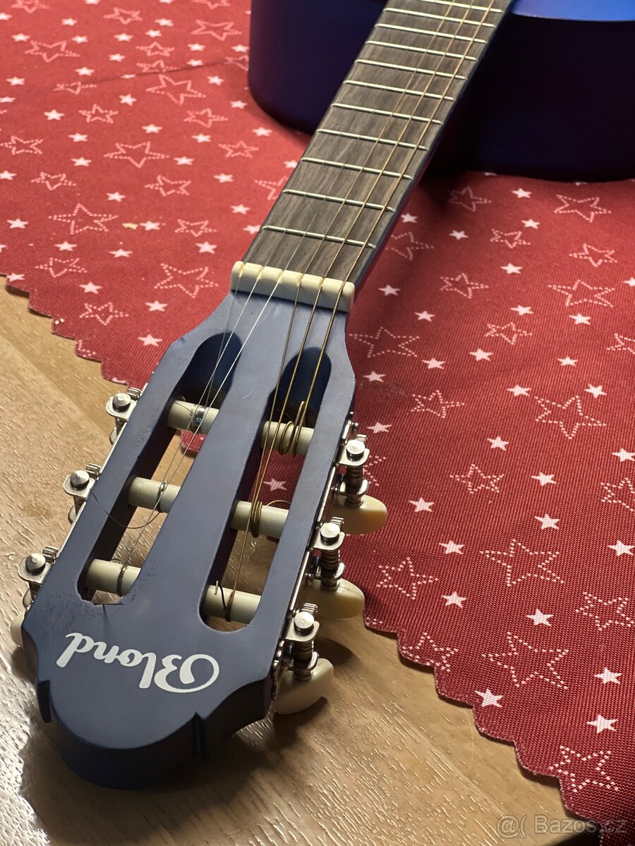 Dětská kytara, dobře hraje + textilní obal - 3