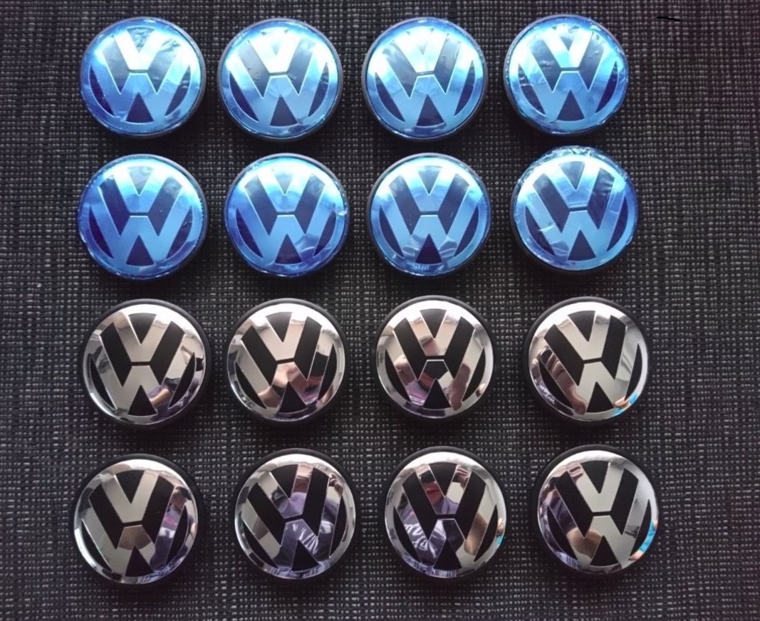 Stredové krytky pukličky diskov Golf Passat Sharan Polo - 3