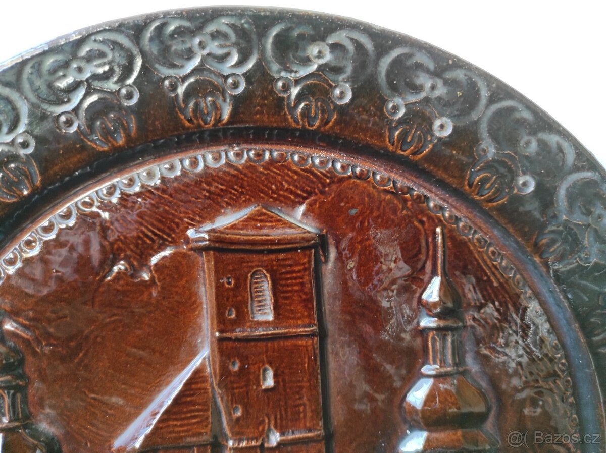 Závěsný keramický talíř - 3