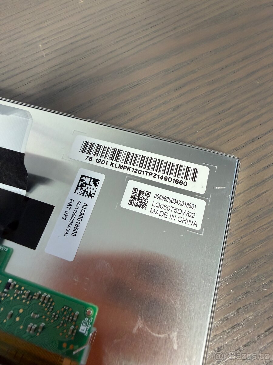 Original lcd Fiat Tipo atd LQ050T5DW02 - 3