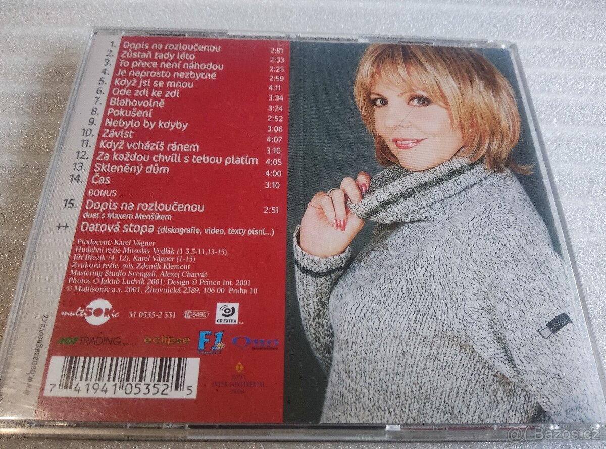 Cd - Hana Zagorová - Hanka - 3