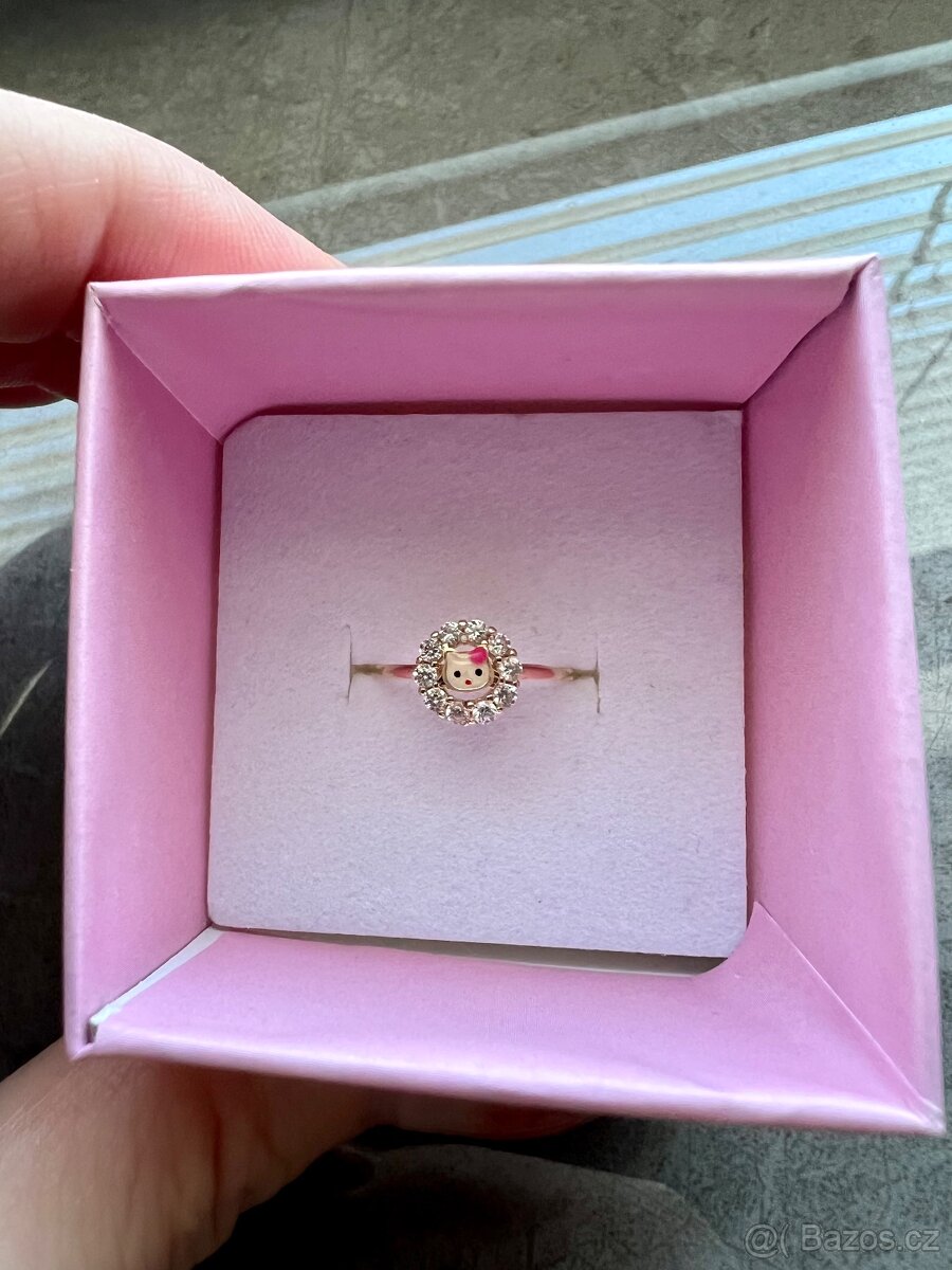 Dívčí prsten Hello Kitty 14 Kt - 3