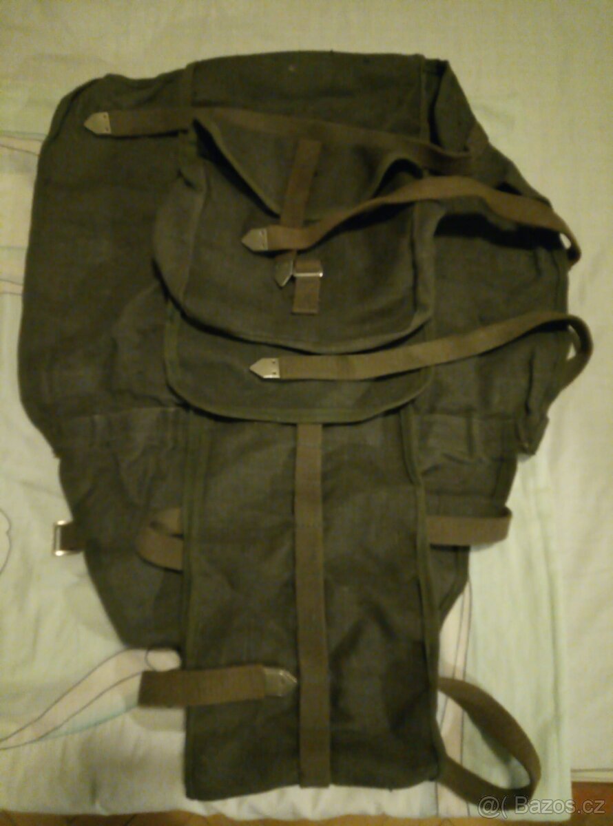 Retro trampský/vojenský batoh,U.S.Torna,Usárna - 3