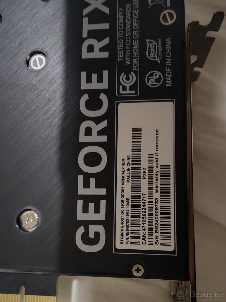 nVidia RTX 4070 12gb - 3