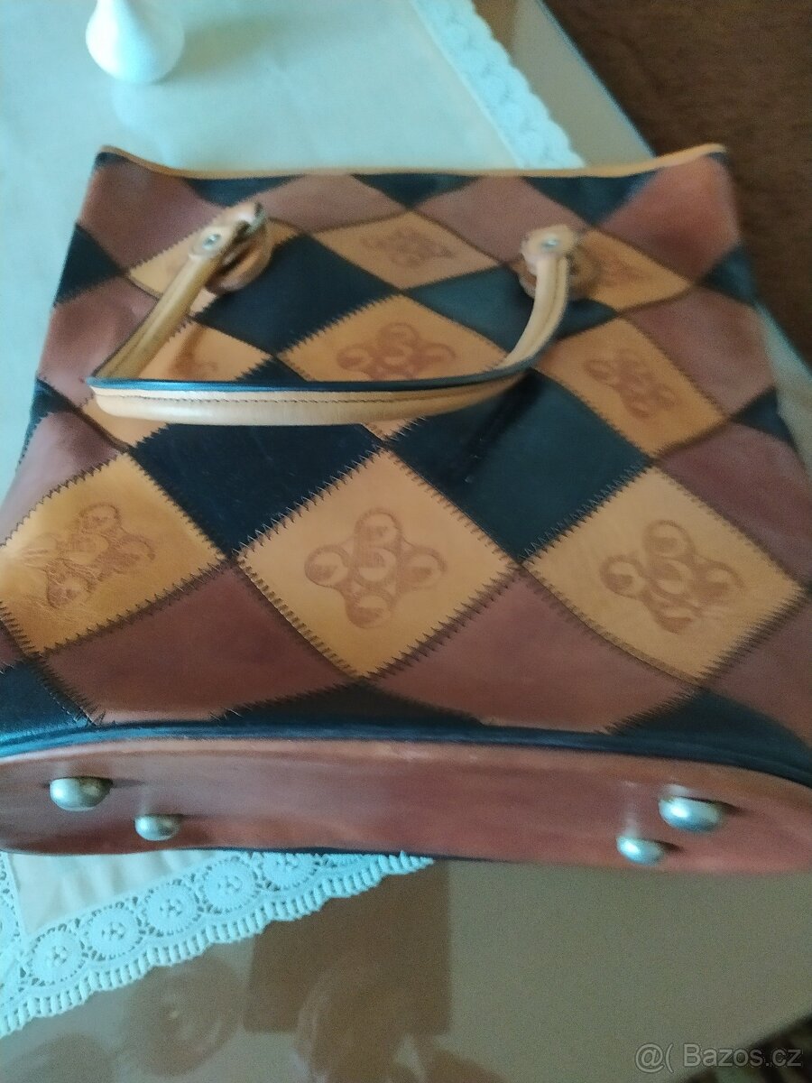 aktovka + taška kožená (kabela)+kabelky+batoh - 3