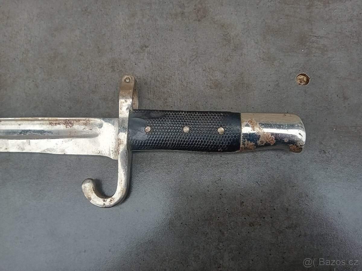 Bodák bajonet werndl vycházkový bez drážky - 3