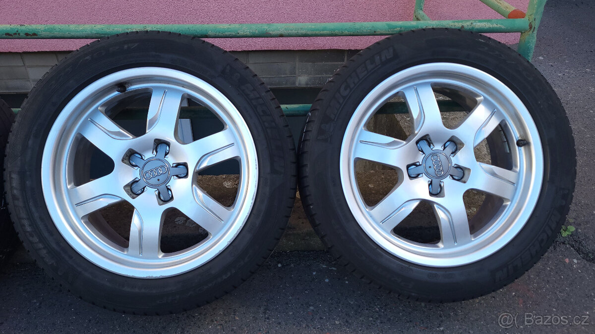 Krásná original letní ALU kola 17" 5x112 Audi A5 - 3