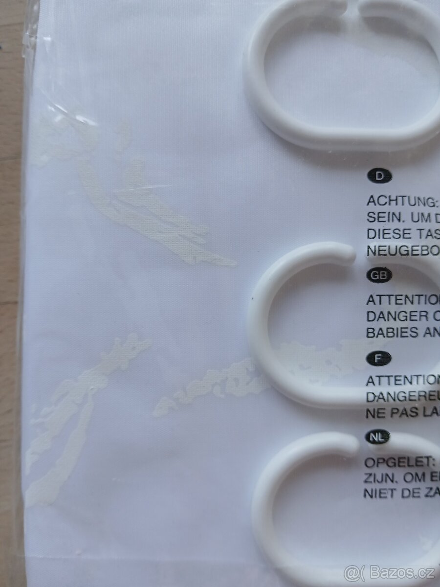 Sprchový textilní závěs nový - 3