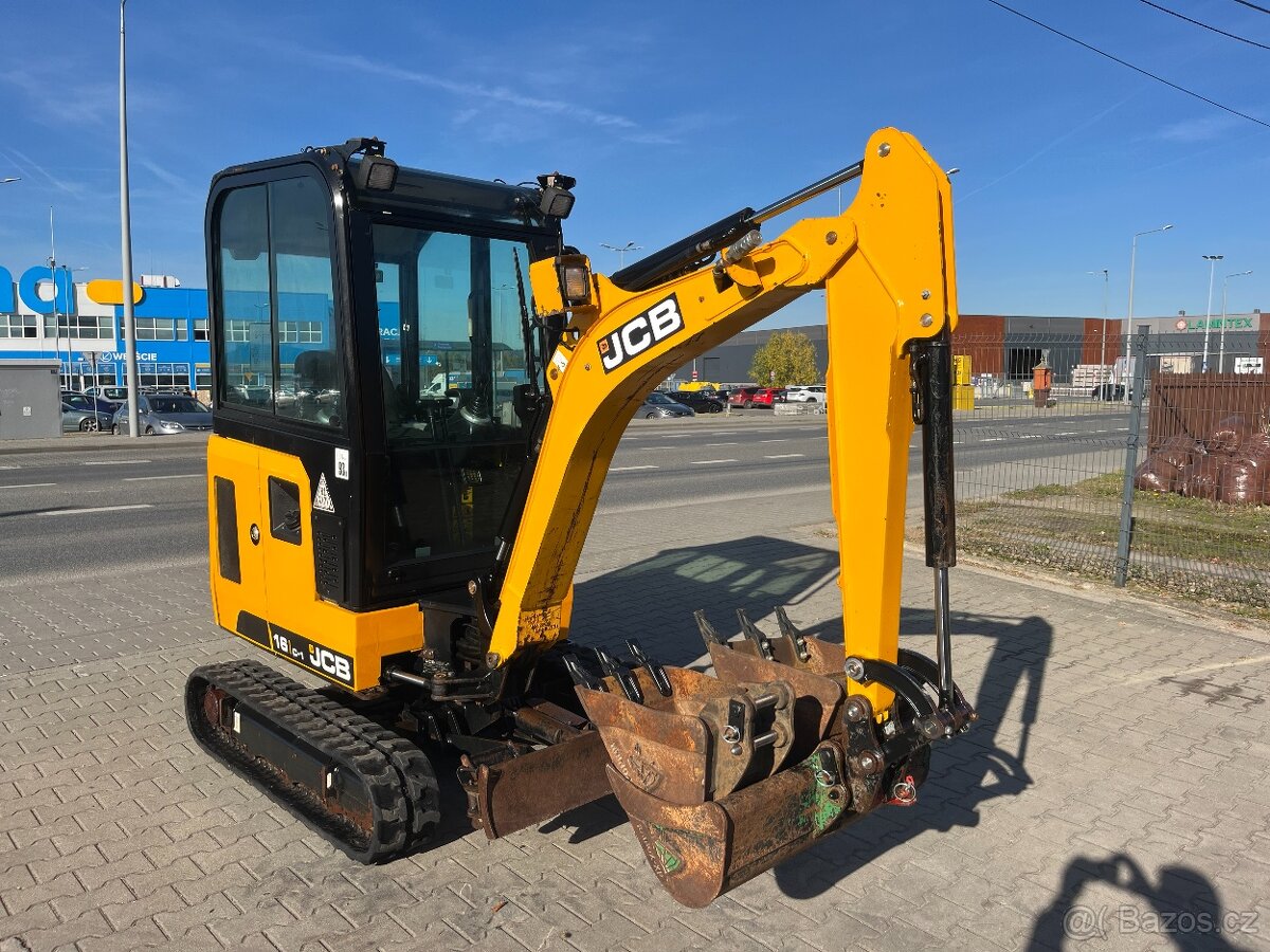 Minibagr minirypadlo JCB 16C-1 , Kubota Yanmar Takeuchi - 3