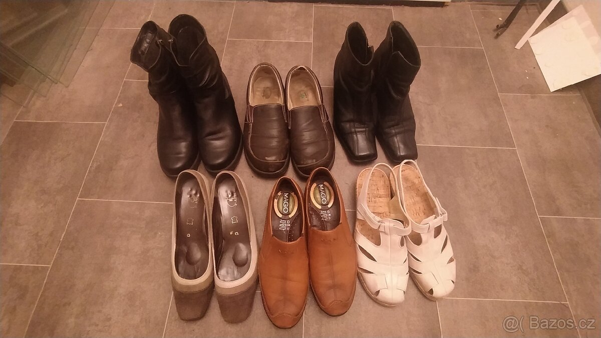 Kožené sandály č. 40 - 3