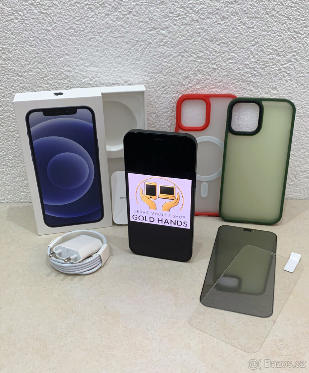 🍏 Apple iPhone 12 128GB - Black (12m. ZÁRUKA) + MEGA DÁRKY - 3