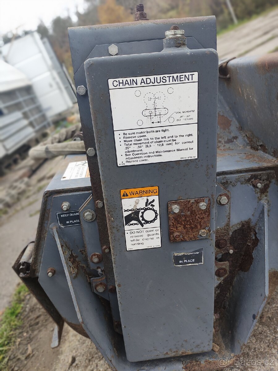 Půdní rotavator Bobcat na smykový nakladač Novotný - 3