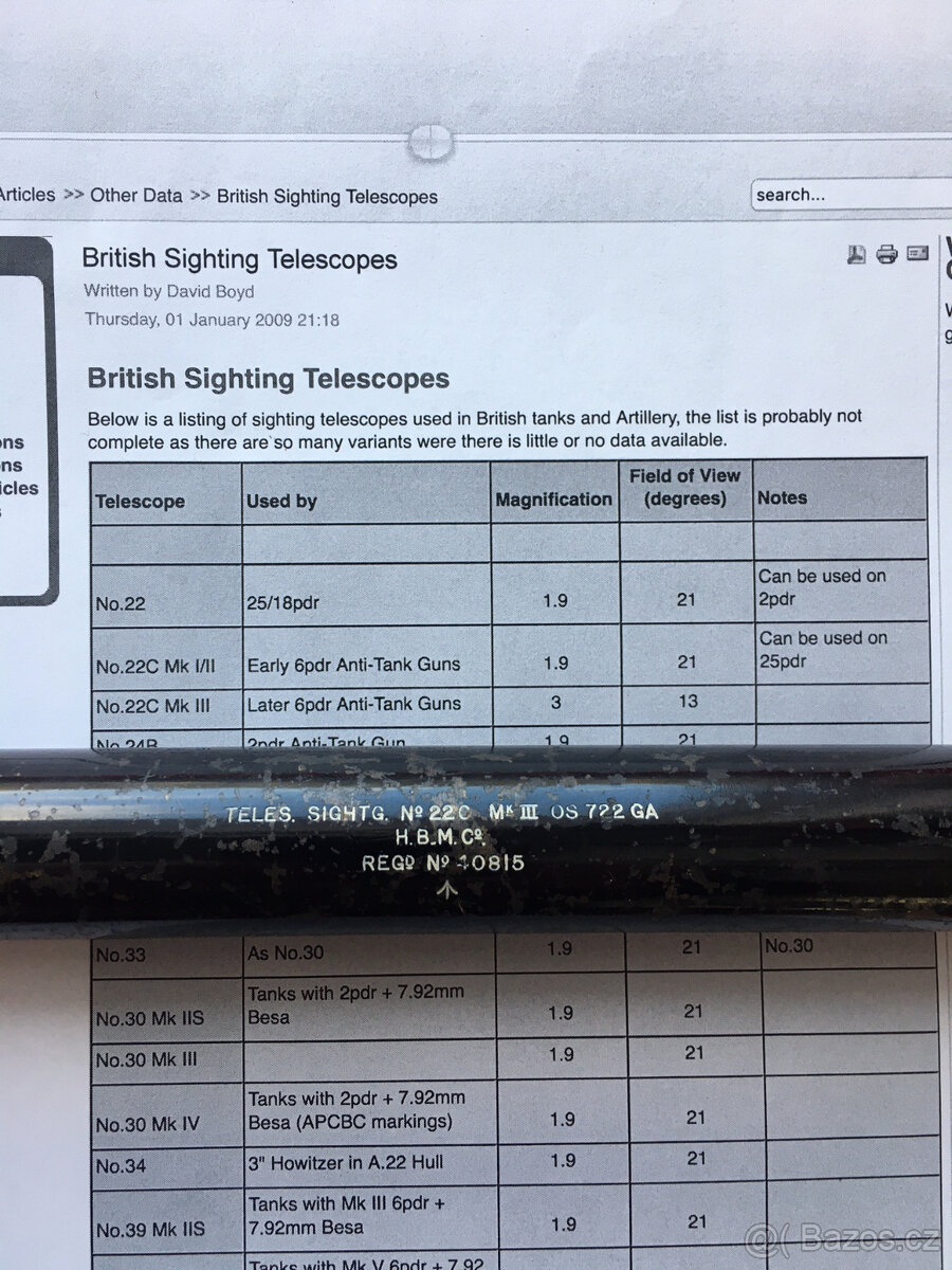 Vojenský zaměřovač - 3