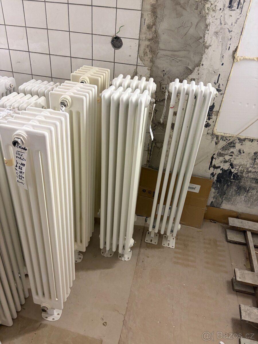 trubkové plechové retro radiátory - 3