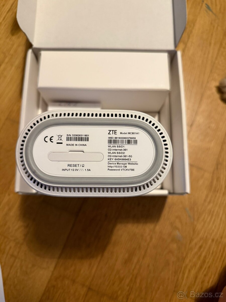 Predám O2 5G Box (ZTE MC801A1) - 3