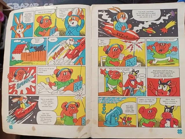 Čtyřlístek č. 5, Čtyřlístek dobývá vesmír (aa) - 3