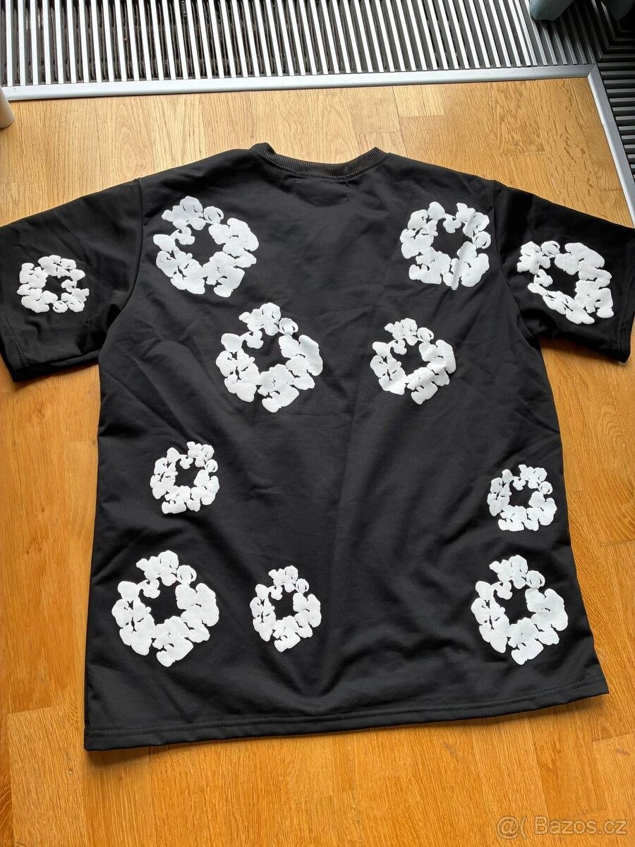 Černý set Denim Tears Style — Tričko a Šortky - 3