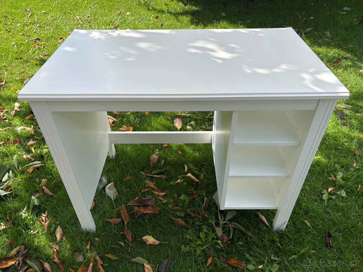 BRUSALI Psací stůl, bílá, 90x52 cm - 3