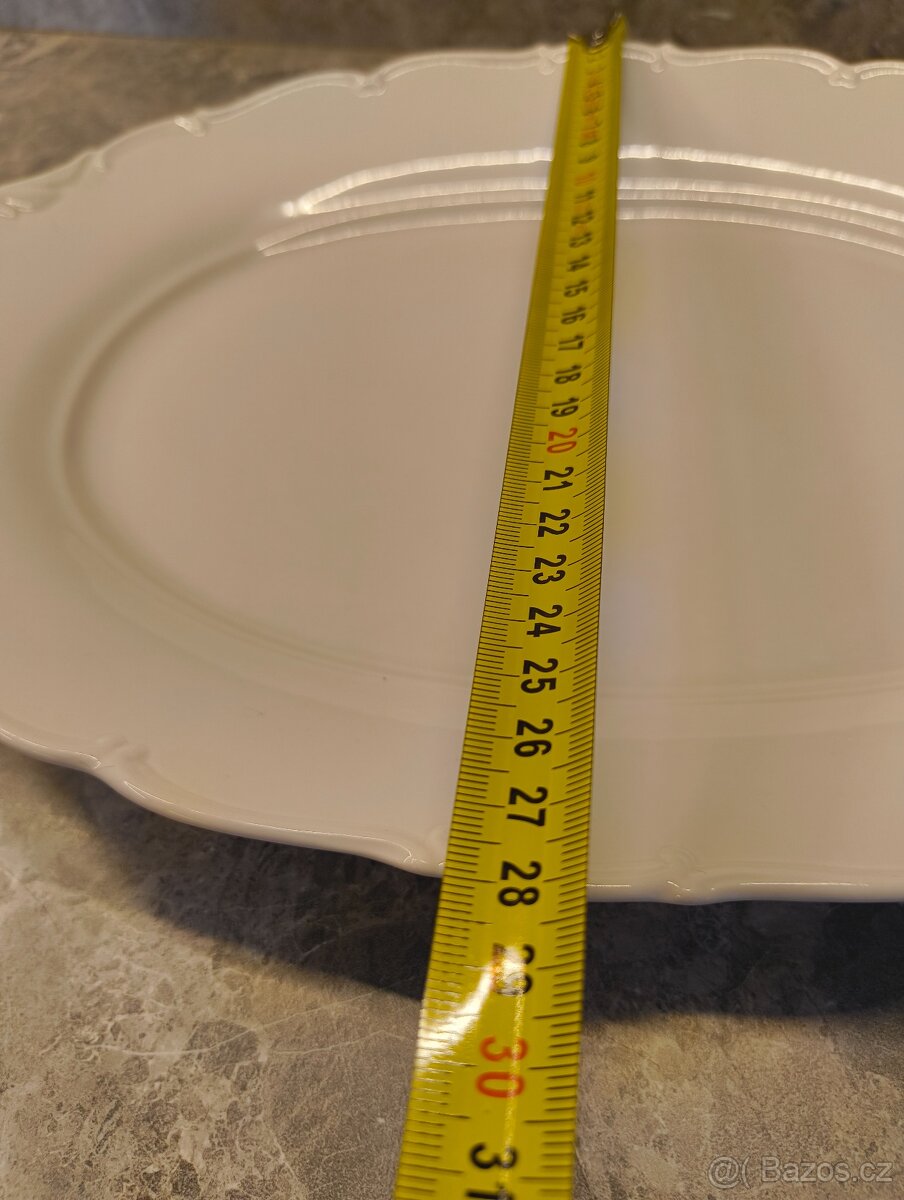 Servírovací tác porcelán oválný - 3