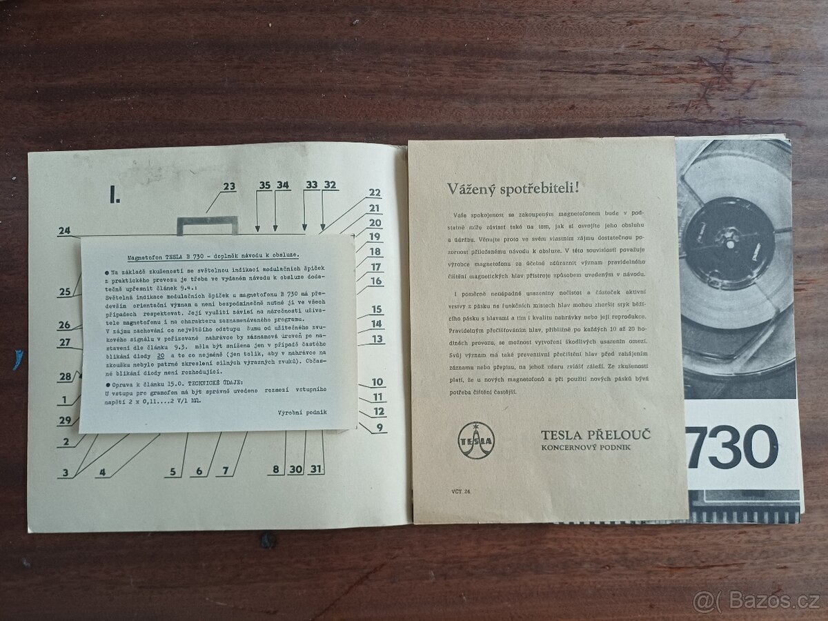 Návod k obsluze TESLA - 3