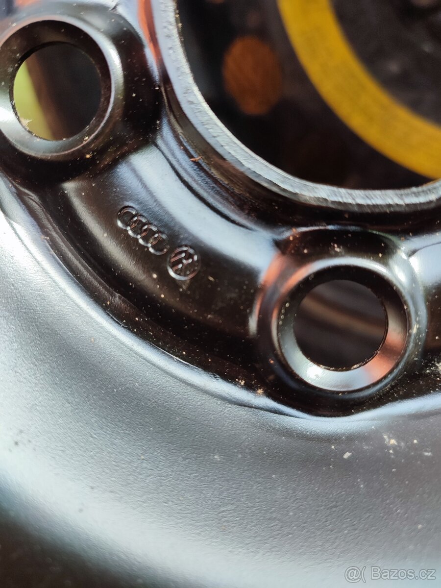Dojezdové kolo originál VW AG 5x100 - 3