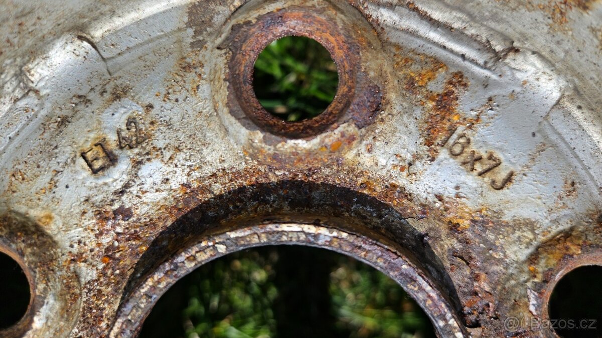 Škoda Audi Volkswagen 16" disk plechový 7Jx16 5x112 ET42 - 3