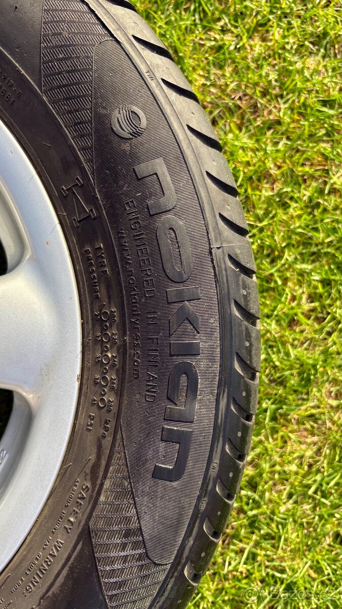 ALU kola 4x100 R13 + Nokian 175/70 R13 ( letní ) - 3