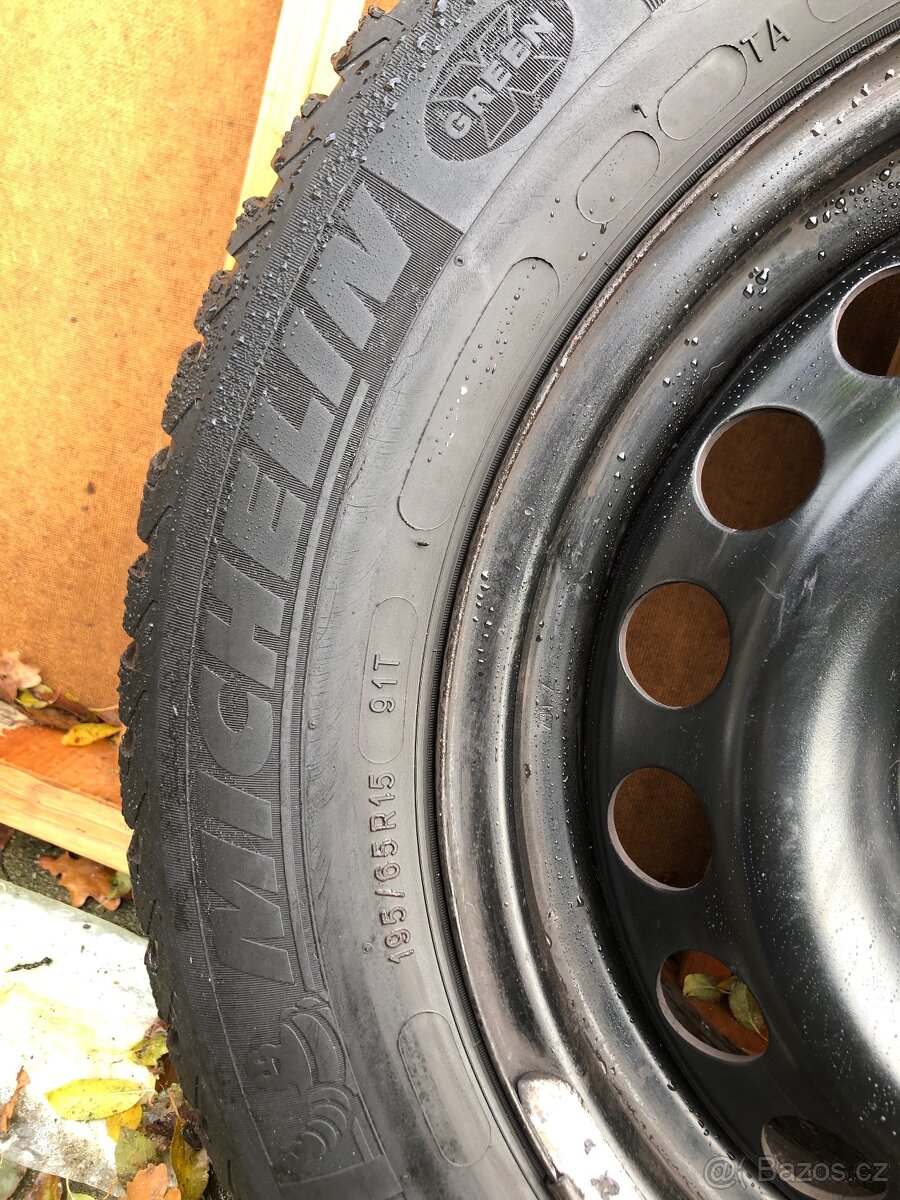 15 " plechové kola VW Caddy-VW Touran-Octavia II zimní pneu - 3